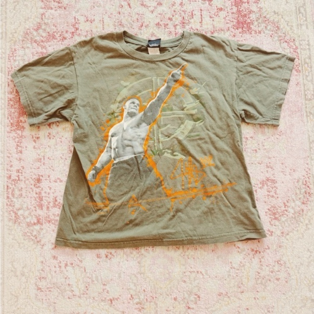 WWE, Kids Graphic T-Shirt in Olive Green